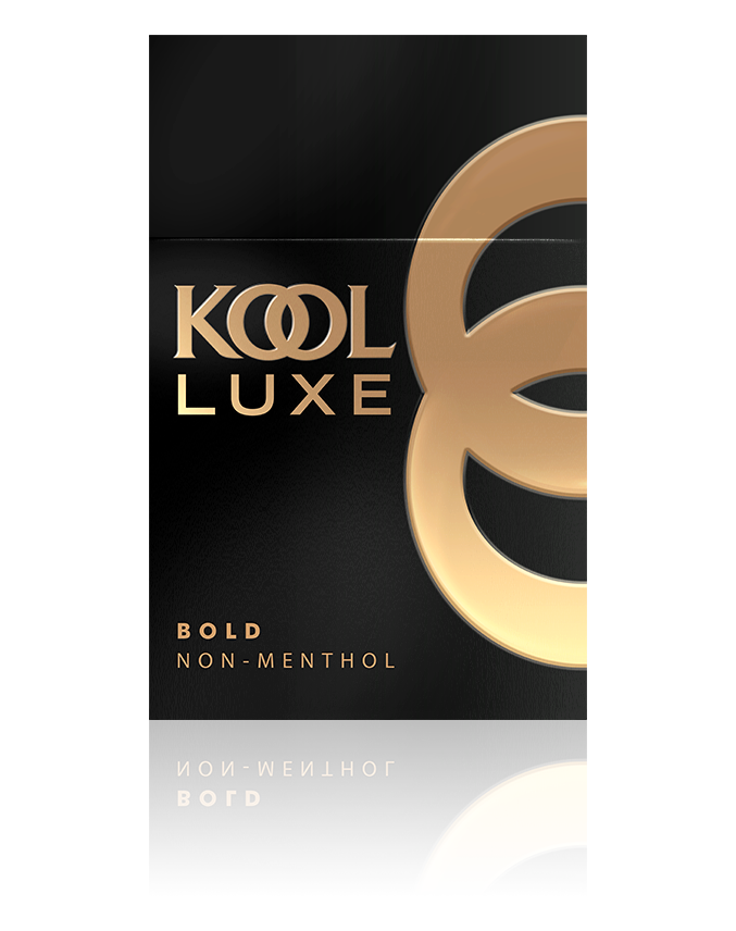 Kool Luxe Bold Non-Menthol Black Cigarette Pack